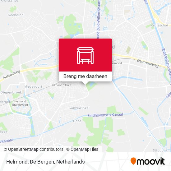 Helmond, De Bergen kaart