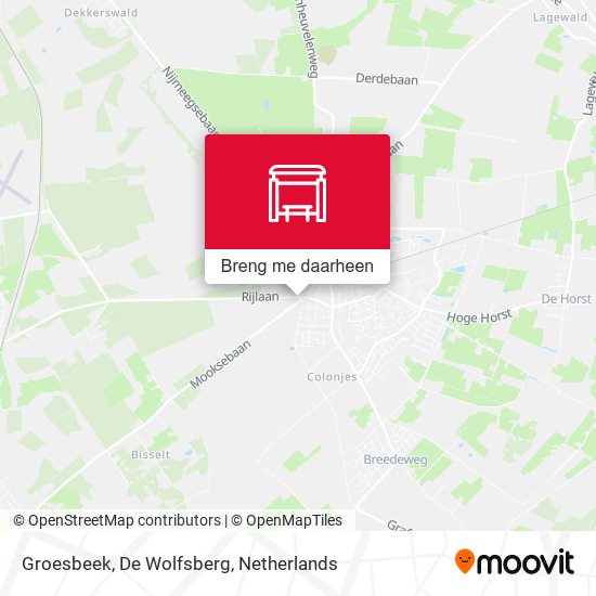 Groesbeek, De Wolfsberg kaart