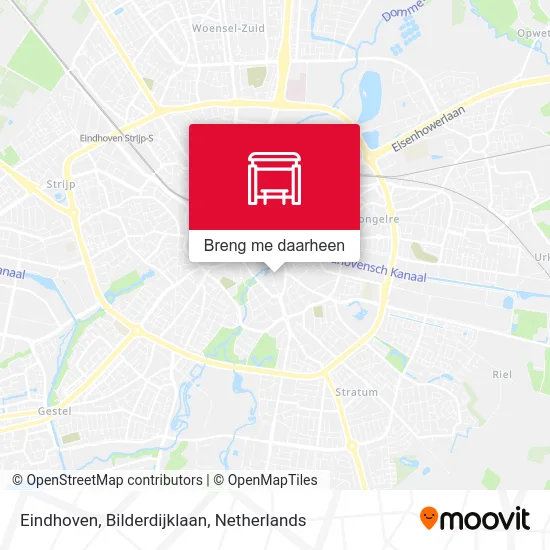 Eindhoven, Bilderdijklaan kaart
