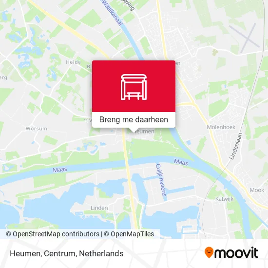 Heumen, Centrum kaart
