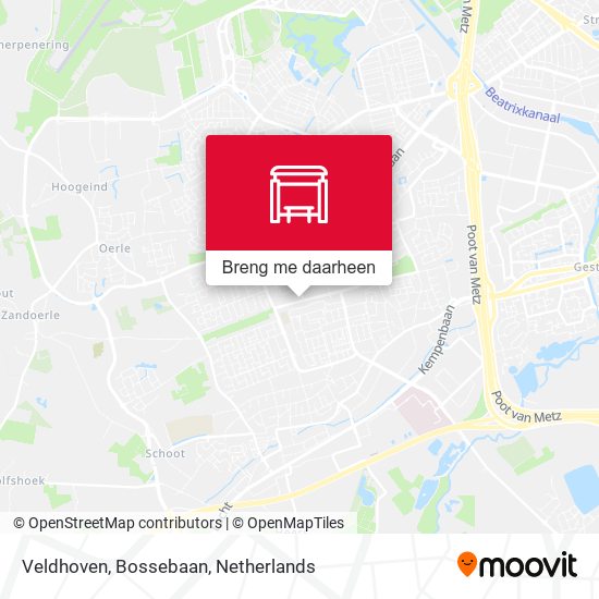 Veldhoven, Bossebaan kaart