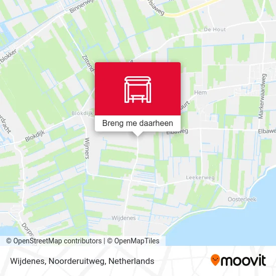 Wijdenes, Noorderuitweg kaart