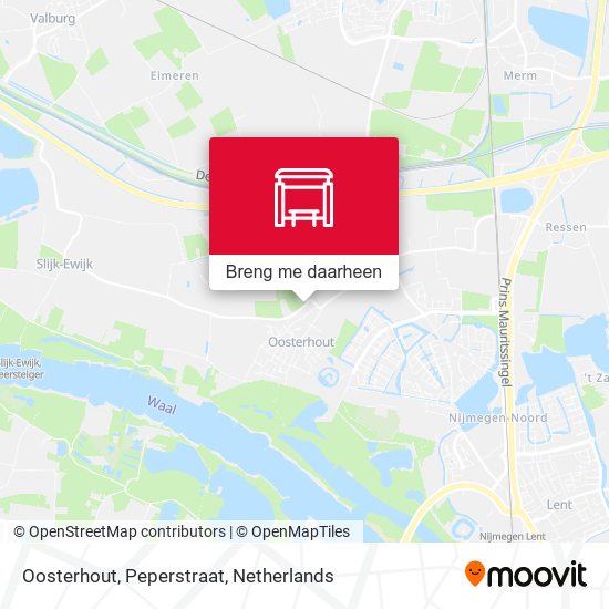 Oosterhout, Peperstraat kaart