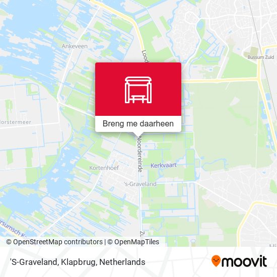 'S-Graveland, Klapbrug kaart