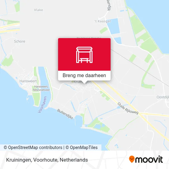 Kruiningen, Voorhoute kaart