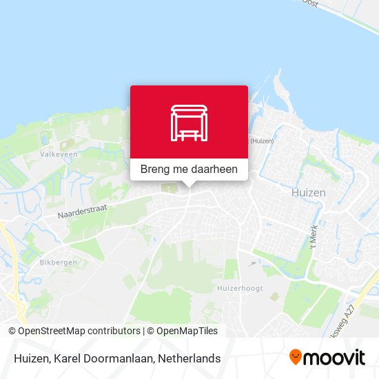 Huizen, Karel Doormanlaan kaart