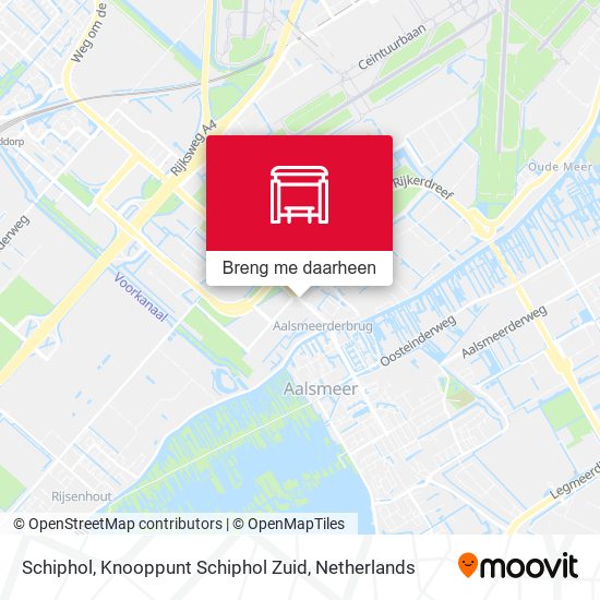 Schiphol, Knooppunt Schiphol Zuid kaart