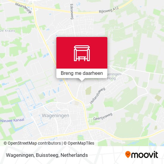 Wageningen, Buissteeg kaart
