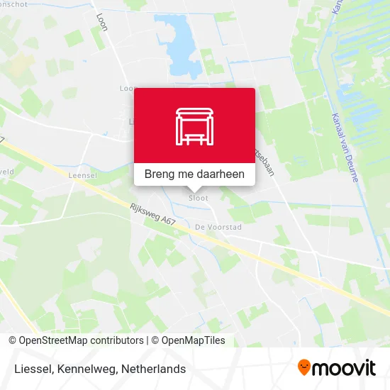 Liessel, Kennelweg kaart