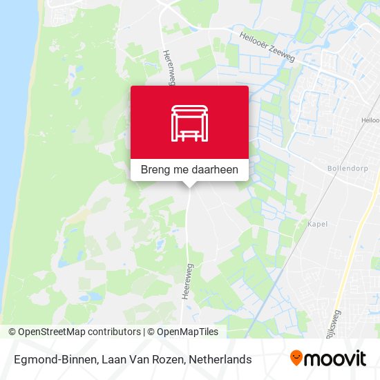 Egmond-Binnen, Laan Van Rozen kaart