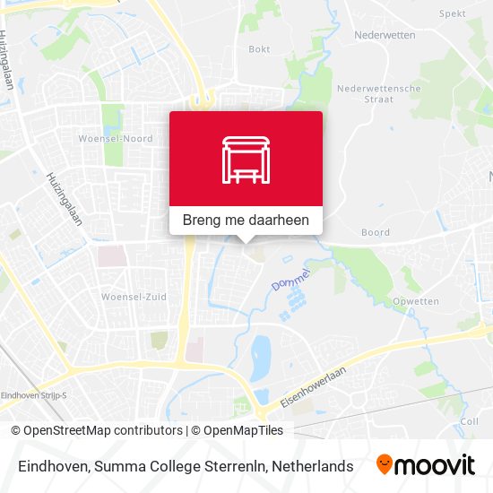 Eindhoven, Summa College Sterrenln kaart