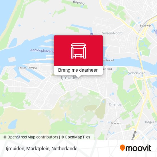 Ijmuiden, Marktplein kaart