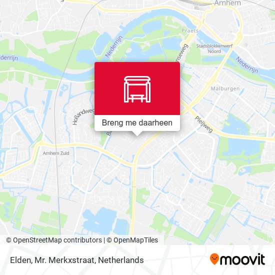 Elden, Mr. Merkxstraat kaart