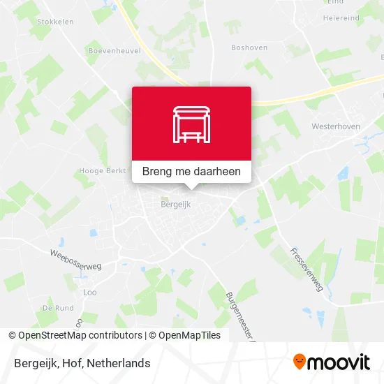 Bergeijk, Hof kaart