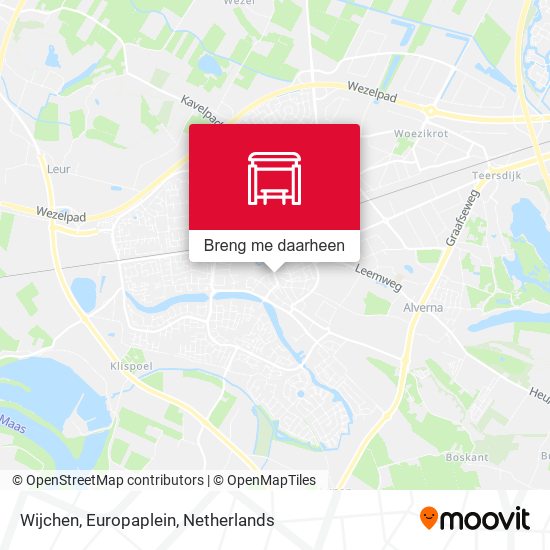 Wijchen, Europaplein kaart