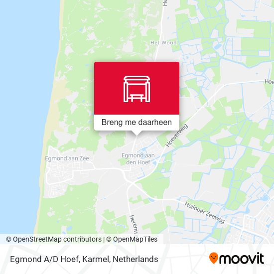 Egmond A/D Hoef, Karmel kaart