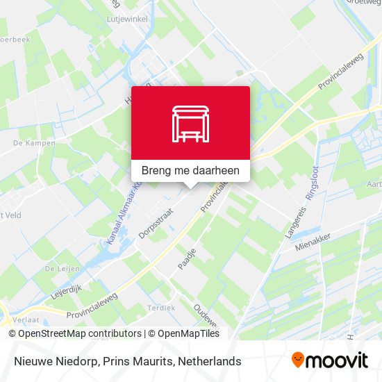 Nieuwe Niedorp, Prins Maurits kaart