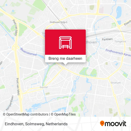 Eindhoven, Solmsweg kaart