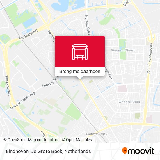 Eindhoven, De Grote Beek kaart