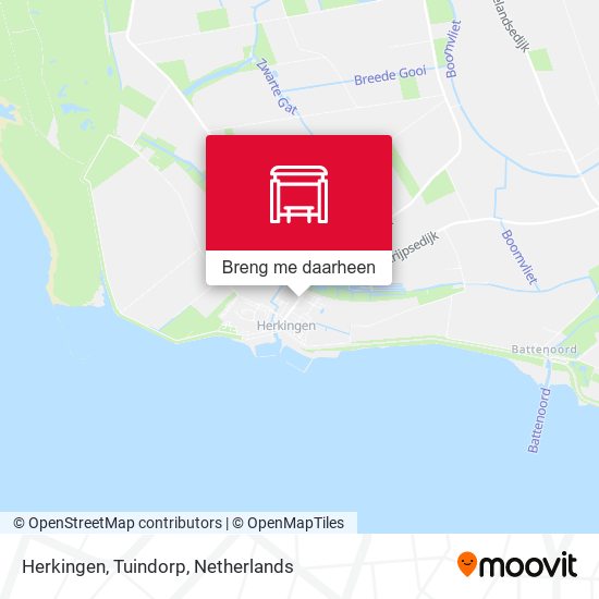 Herkingen, Tuindorp kaart
