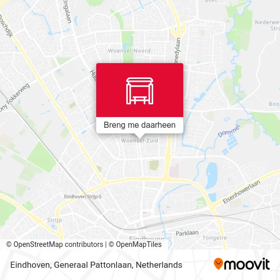 Eindhoven, Generaal Pattonlaan kaart
