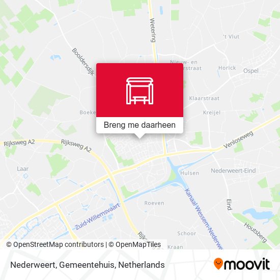 Nederweert, Gemeentehuis kaart