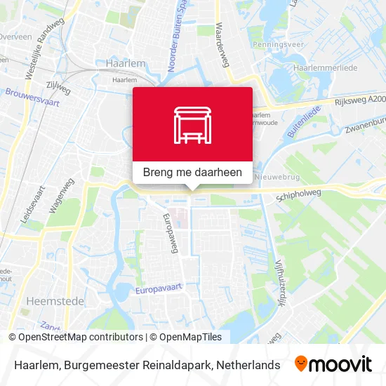 Haarlem, Burgemeester Reinaldapark kaart