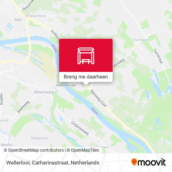 Wellerlooi, Catharinastraat kaart