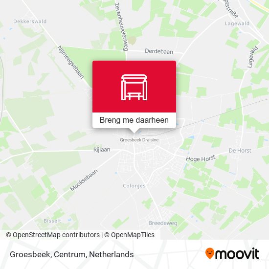 Groesbeek, Centrum kaart