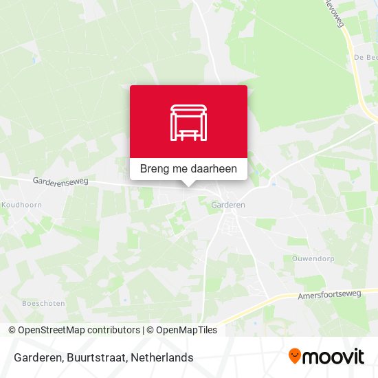 Garderen, Buurtstraat kaart