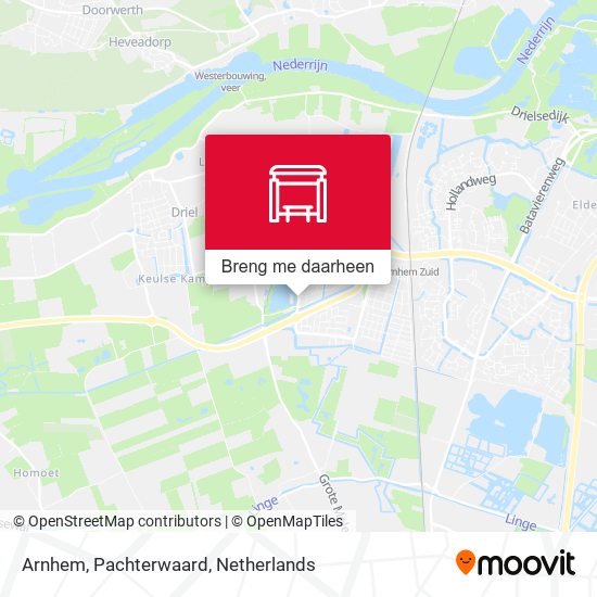 Arnhem, Pachterwaard kaart