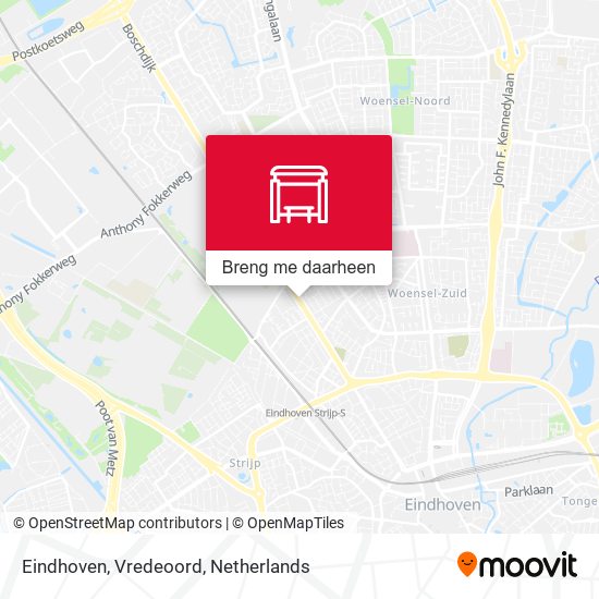 Eindhoven, Vredeoord kaart