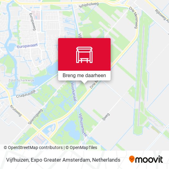 Vijfhuizen, Expo Greater Amsterdam kaart