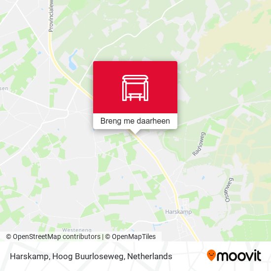 Harskamp, Hoog Buurloseweg kaart