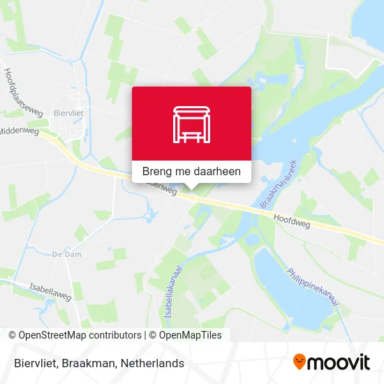 Biervliet, Braakman kaart