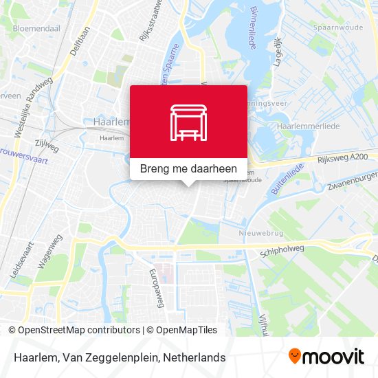 Haarlem, Van Zeggelenplein kaart