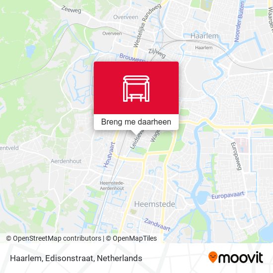 Haarlem, Edisonstraat kaart