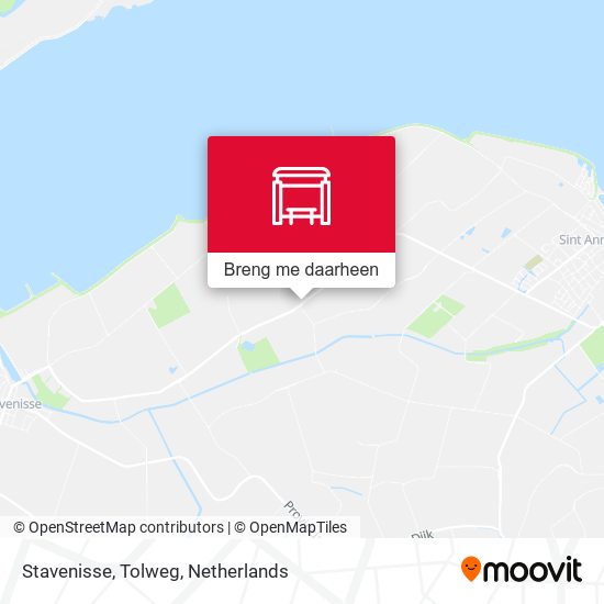 Stavenisse, Tolweg kaart