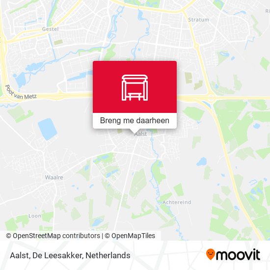 Aalst, De Leesakker kaart