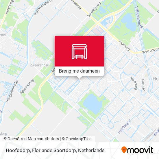 Hoofddorp, Floriande Sportdorp kaart