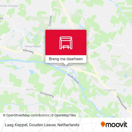 Laag Keppel, Gouden Leeuw kaart