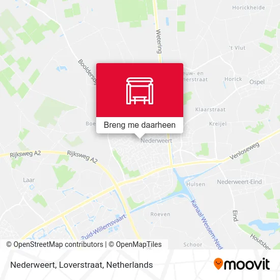 Nederweert, Loverstraat kaart