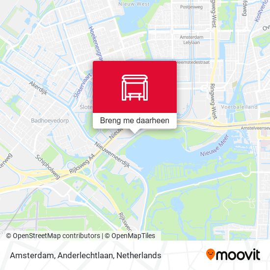 Amsterdam, Anderlechtlaan kaart