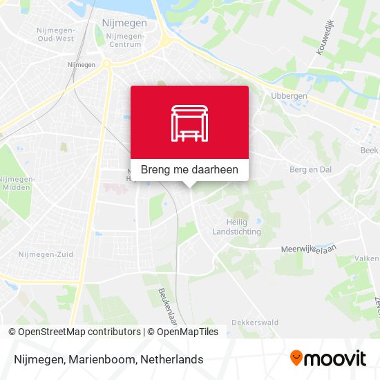 Nijmegen, Marienboom kaart