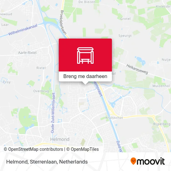 Helmond, Sterrenlaan kaart