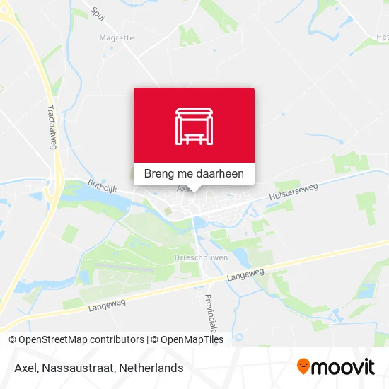 Axel, Nassaustraat kaart