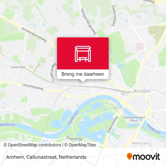 Arnhem, Callunastraat kaart