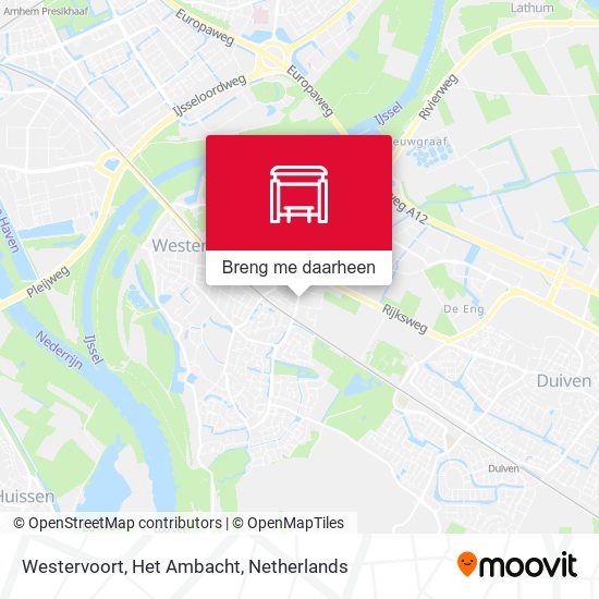 Westervoort, Het Ambacht kaart