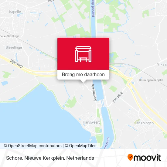 Schore, Nieuwe Kerkplein kaart