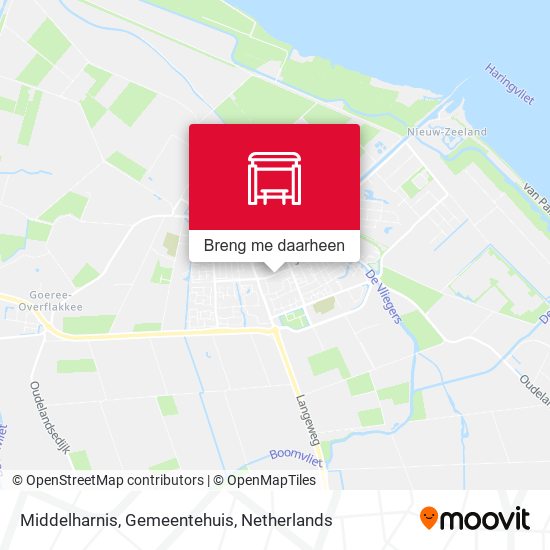 Middelharnis, Gemeentehuis kaart